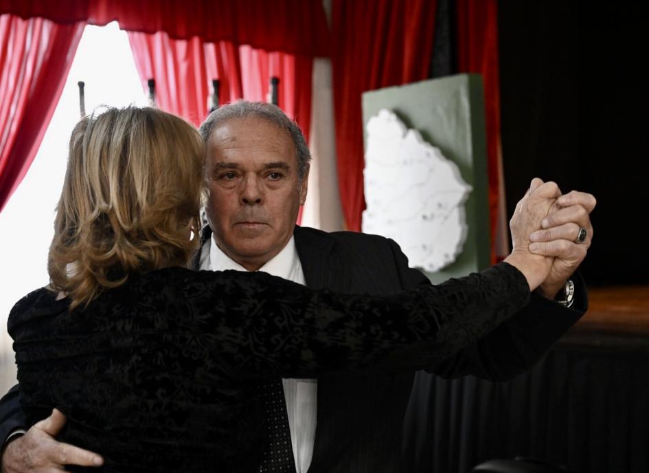 Número artístico de la dupla de bailarines de la localidad, Carmen Recoba y Julio Soria. Número artístico de la dupla de bailarines de la localidad, Carmen Recoba y Julio Soria.