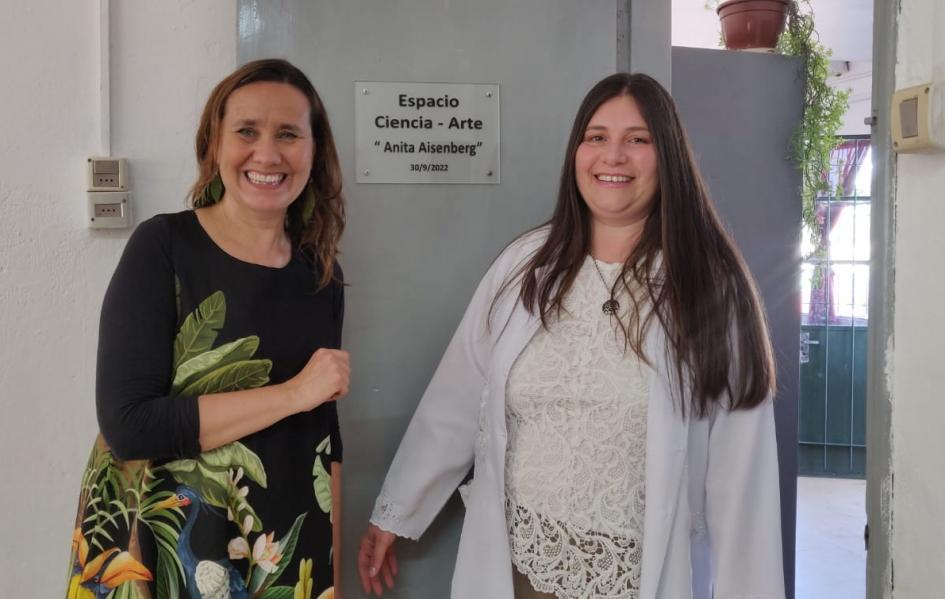 Anita Aisenberg y Carla Pereira