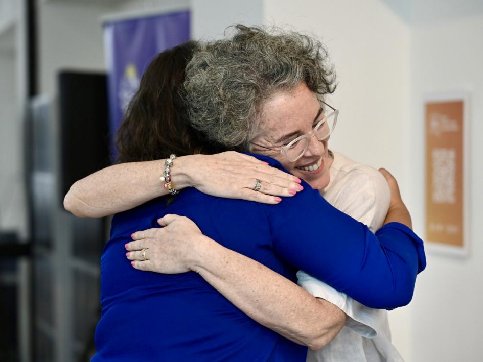 Patricia Papasso, nueva coordinadora del Inmus, junto a Wainstein, directora nacional de Cultura. Patricia Papasso, nueva coordinadora del Inmus, junto a Wainstein, directora nacional de Cultura.