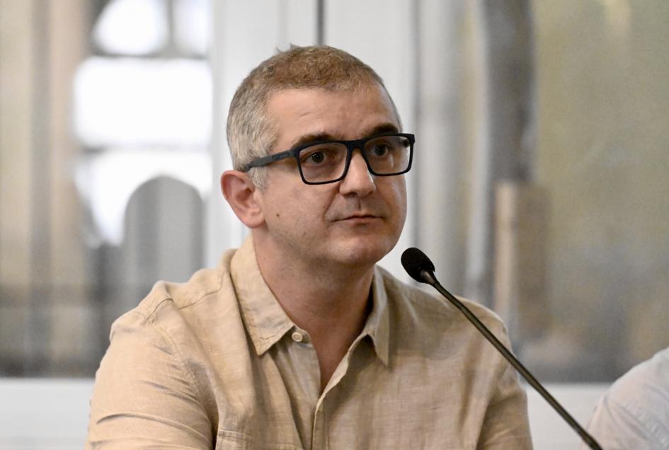 Guillermo Sierra, director del Espacio de Arte Contemporáneo.