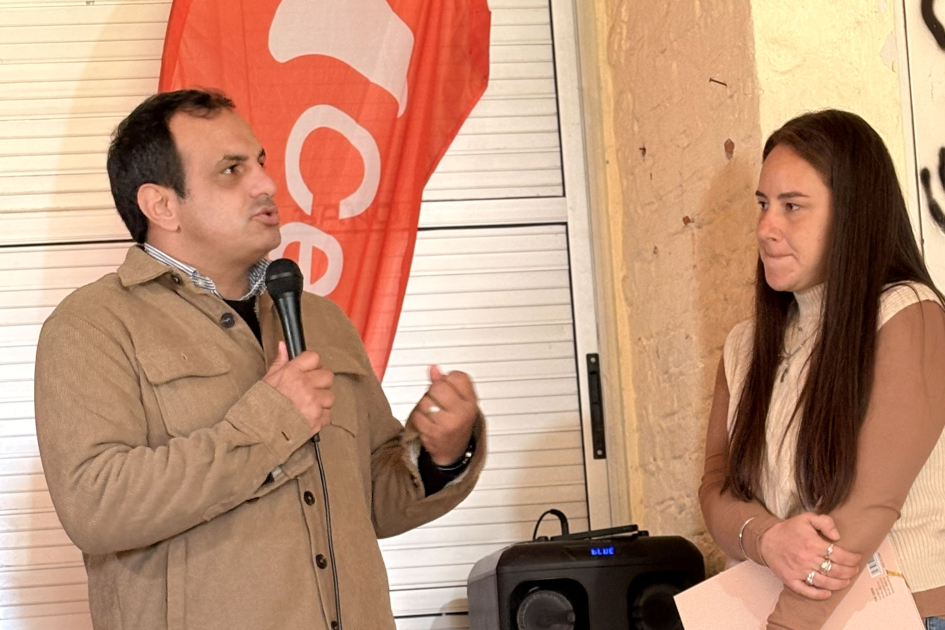 Ceibal y el MEC inauguraron un nuevo espacio Ceilab en el CECAP de Melo Intendente de Canelones, Christian Morel