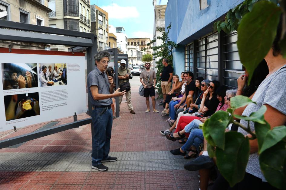 Pablo Zunino en la Fotogalería Ciudad vieja