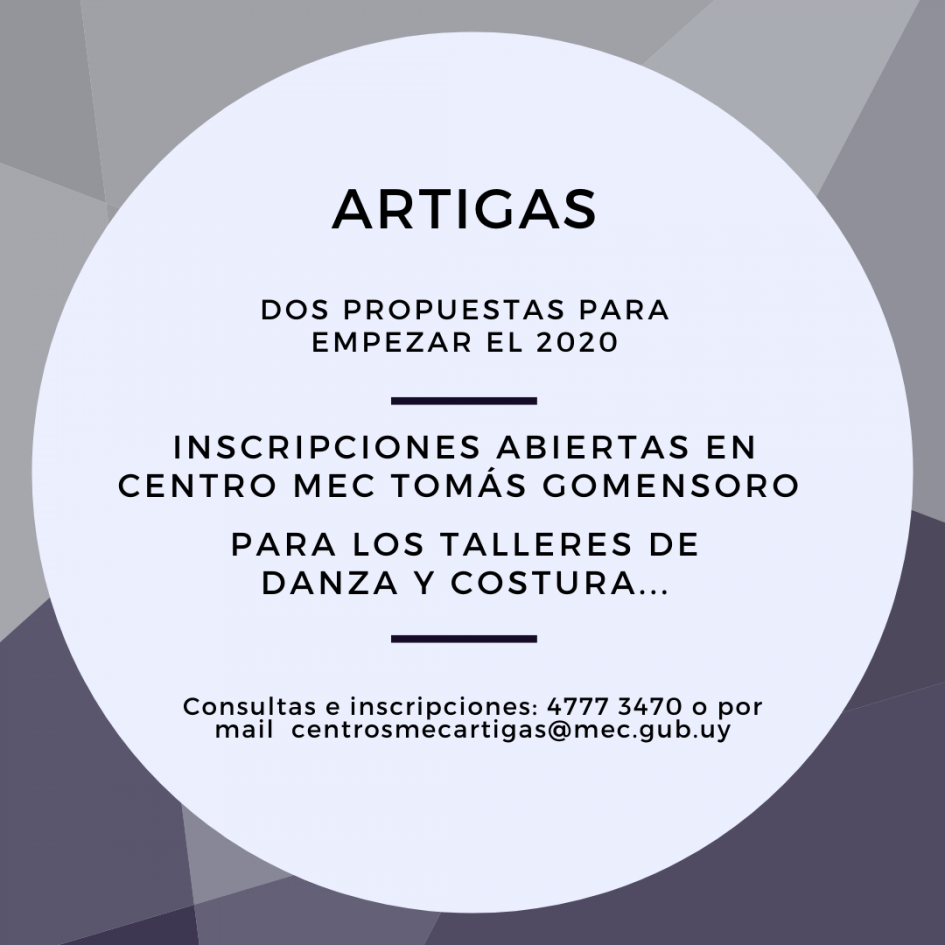 Taller de danza y costura