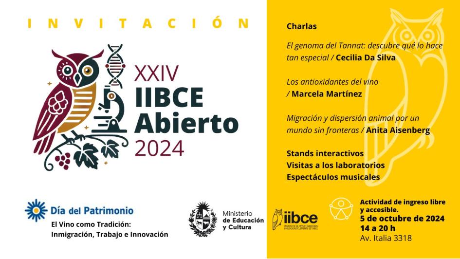 Invitación al IIBCE Abierto XXIV Invitación al IIBCE Abierto XXIV