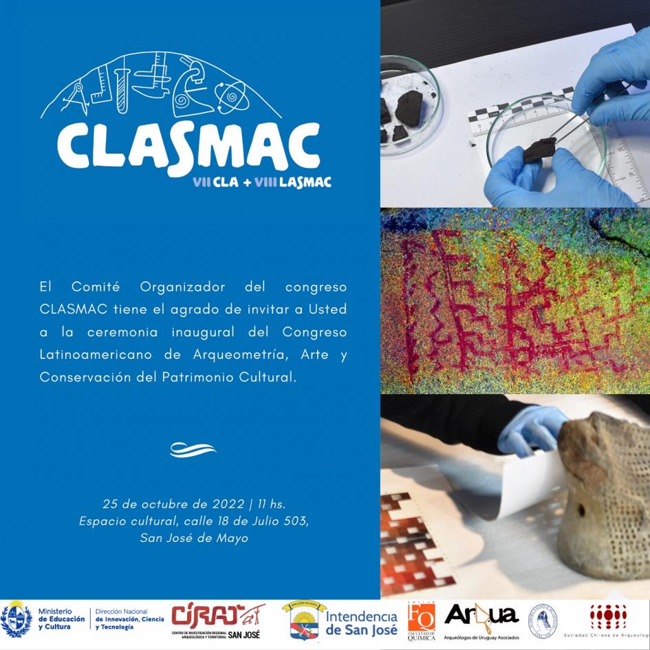 Invitación a la inauguración del CLASMAC