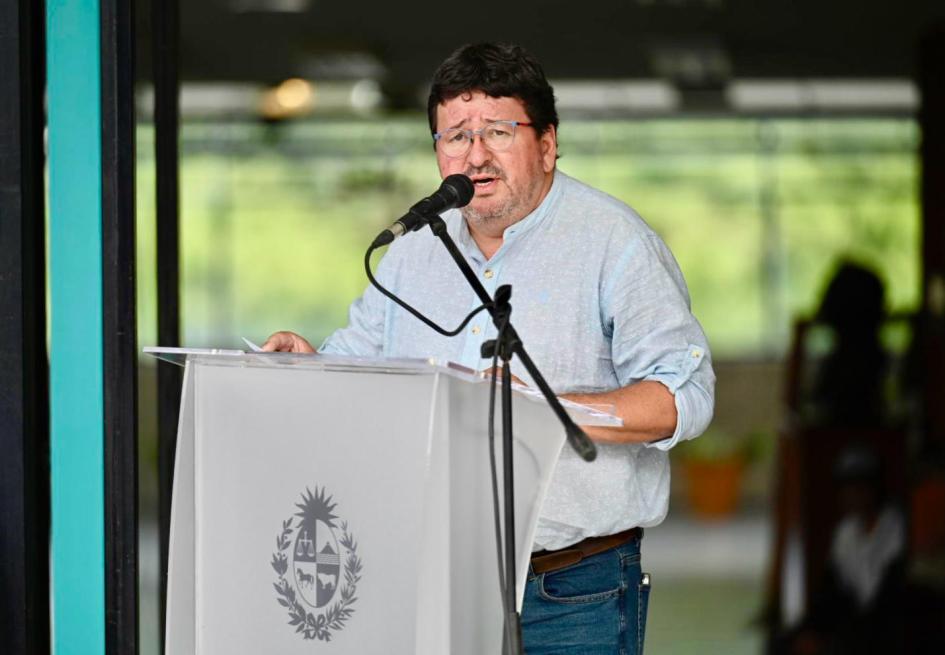 Secretario general de la Intendencia Gustavo Chiriff.