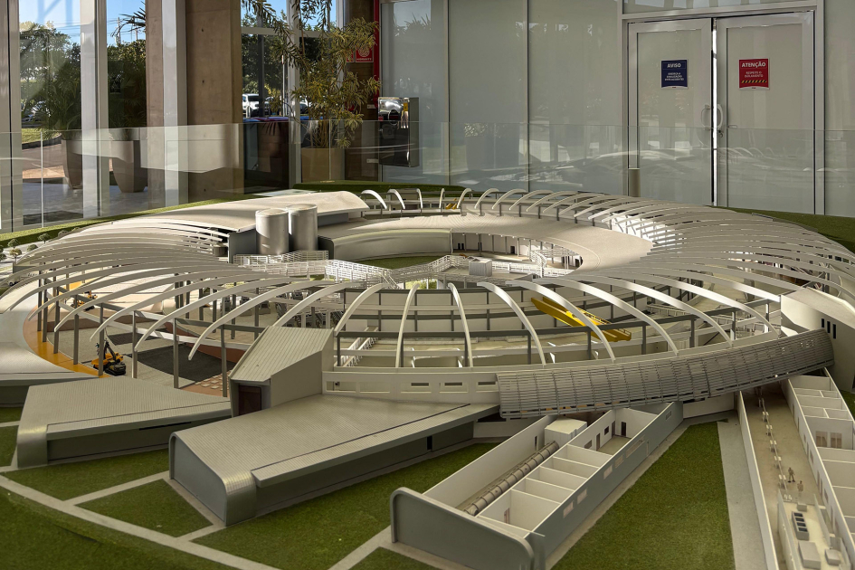 Presentación del Centro Binacional de Investigación e Innovación en Ciencias de la Vida en San Pablo Maqueta del centro