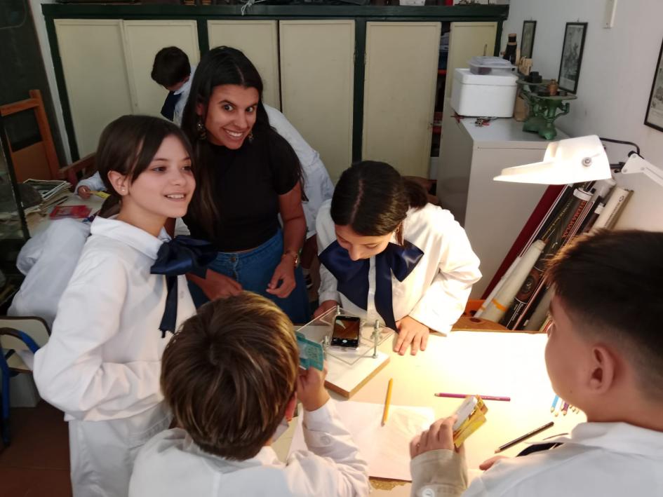 Participantes del taller de microscopía "Los ojos de ella" Participantes del taller de microscopía "Los ojos de ella"