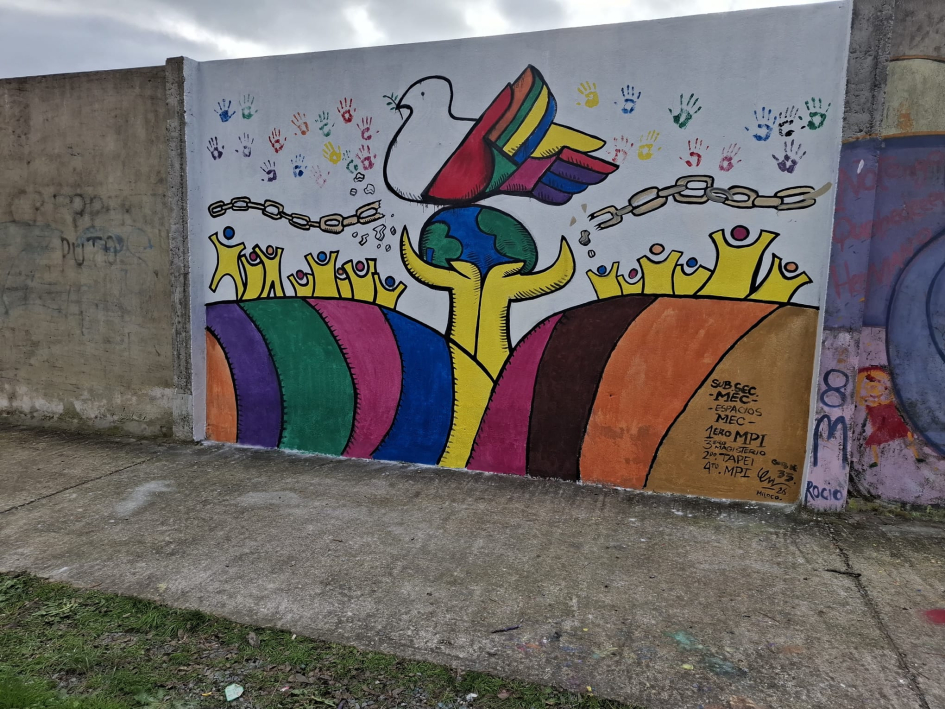 Proyecto «Murales que Unen por la Paz» llegó a Treinta y Tres Proyecto «Murales que Unen por la Paz» llegó a Treinta y Tres