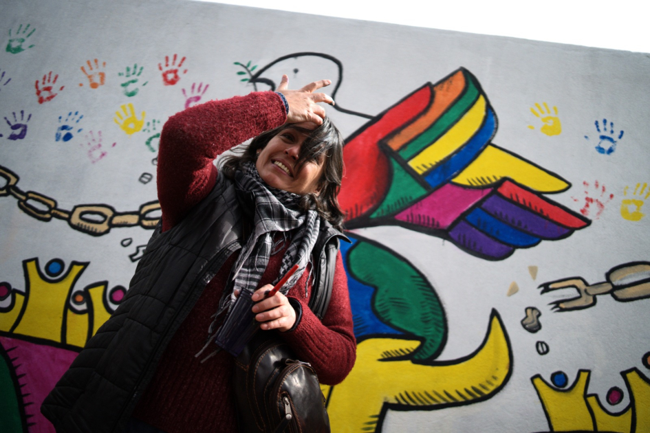 Asesora de la Subsecretaría del MEC, Magela Burn Proyecto «Murales que Unen por la Paz» llegó a Treinta y Tres