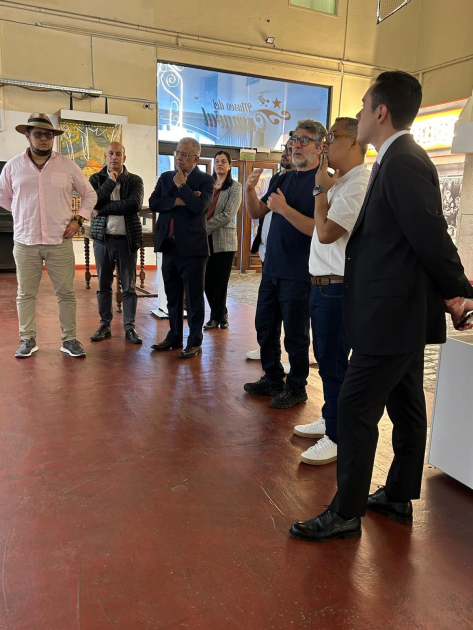 El Museo del Carnaval recibió a la Embajada de Colombia para fortalecer la cooperación cultural
