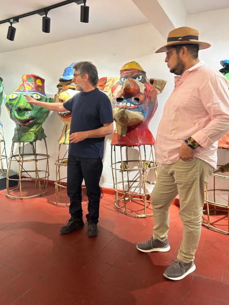 El Museo del Carnaval recibió a la Embajada de Colombia para fortalecer la cooperación cultural