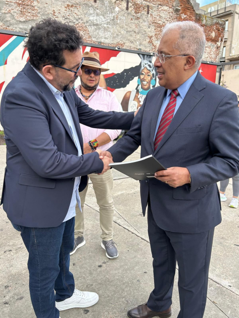 El Museo del Carnaval recibió a la Embajada de Colombia para fortalecer la cooperación cultural