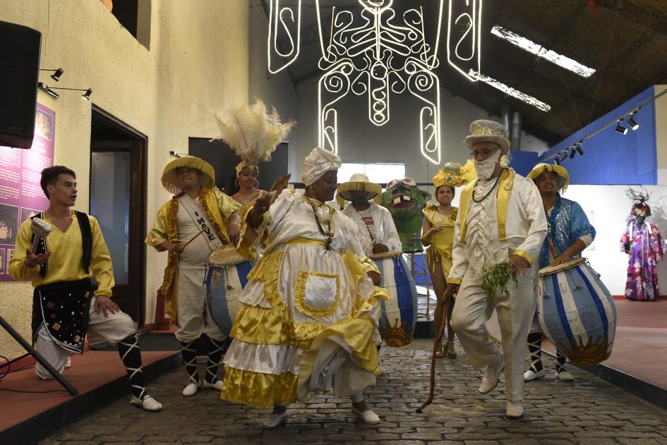 Desfile de cuerda de tambores