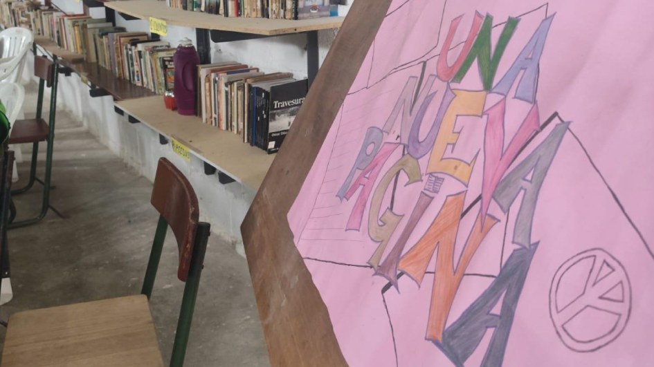 Biblioteca “Una Nueva Página” en el Penal de Libertad
