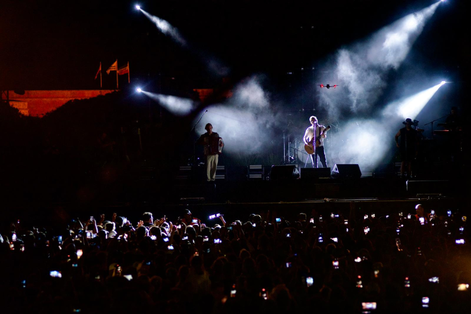Público presenciando el recital