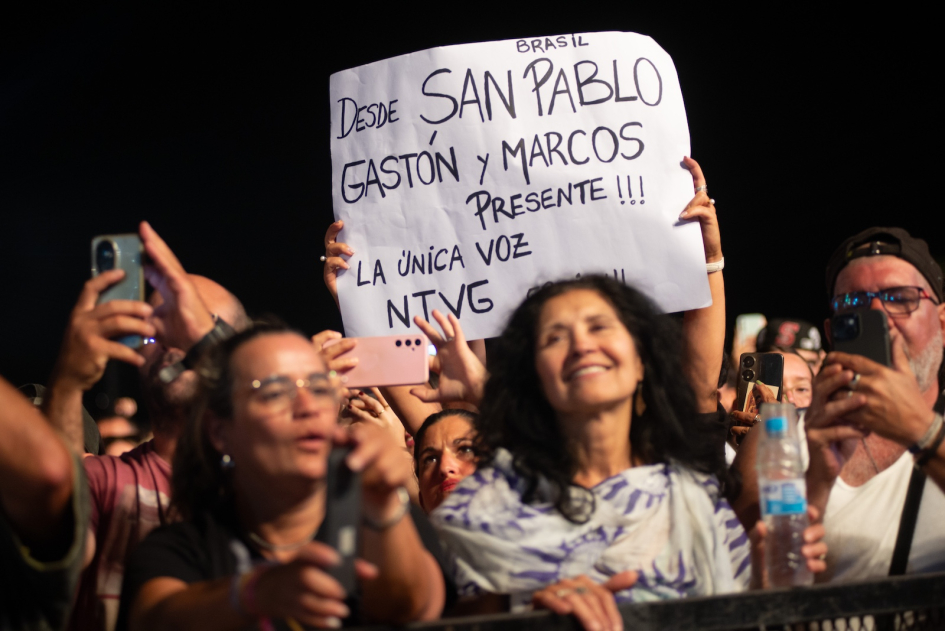 Público en recital de NTVG