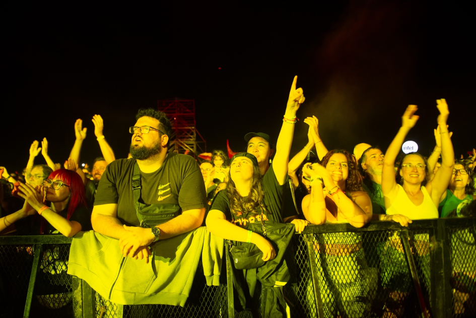 Público en recital de NTVG