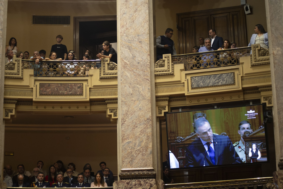 El presidente Yamandú Orsi presentó las principales iniciativas durante el primer año de gestión Director general del MEC junto a otras autoridades