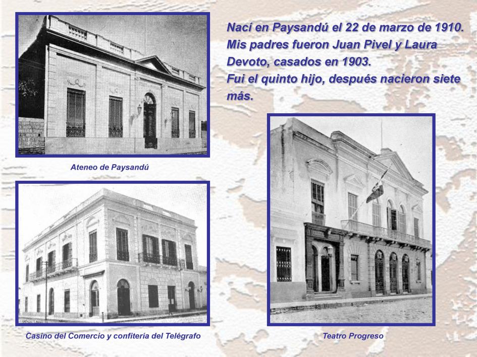 Presentación PPT con recorrido vital de Pivel Devoto Presentación PPT con recorrido vital de Pivel Devoto