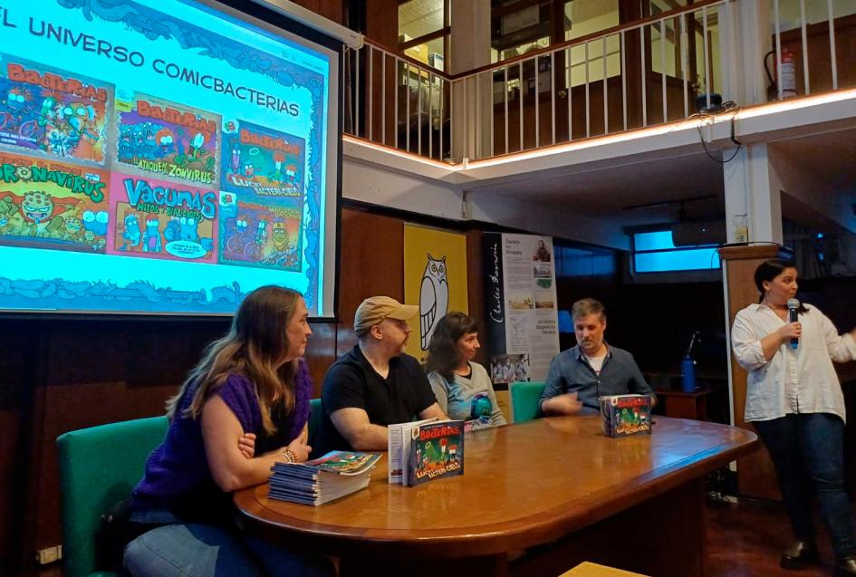 Daniela Arredondo, Nicolás Peruzzo, Paola Scavone, Alejandro Rodríguez y Vanesa Amarelle