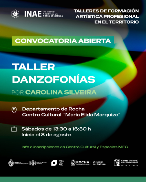 Abren las inscripciones a los Talleres de Formación Artística Profesional en Territorio Abren las inscripciones a los Talleres de Formación Artística Profesional en Territorio