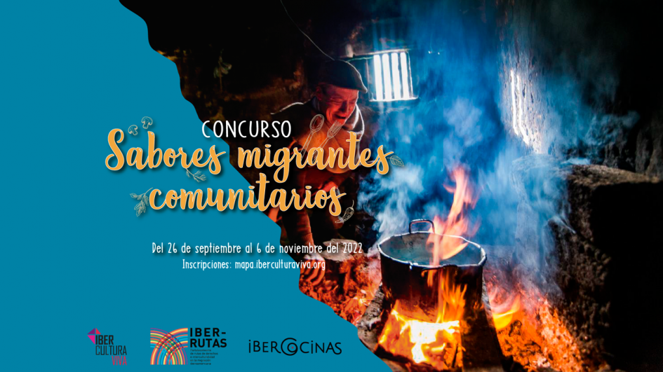 Sabores Migrantes hombre cocinando con fuego