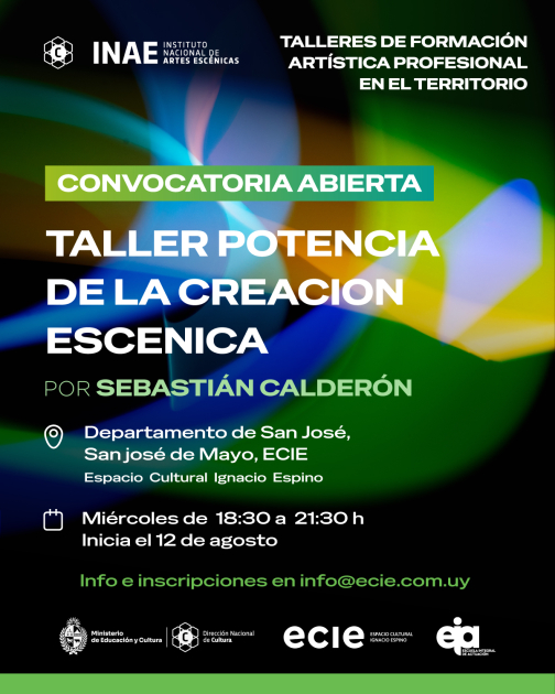 Abren las inscripciones a los Talleres de Formación Artística Profesional en Territorio Abren las inscripciones a los Talleres de Formación Artística Profesional en Territorio