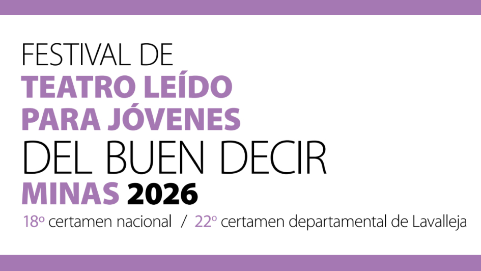 Festival de Teatro Leído para Jóvenes “Del Buen Decir” 2026 Festival de Teatro Leído para Jóvenes “Del Buen Decir” 2026
