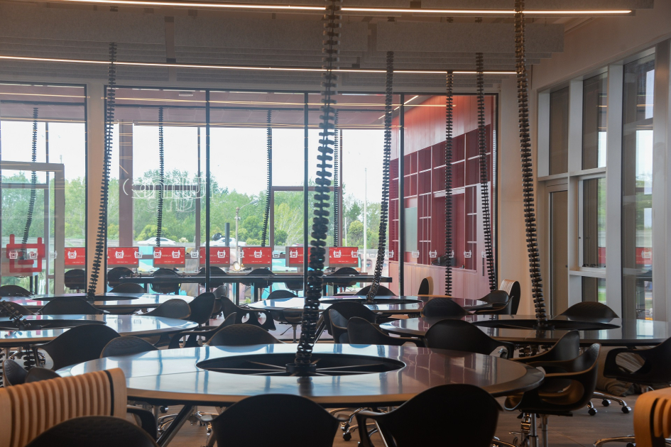 Plano general de un salón