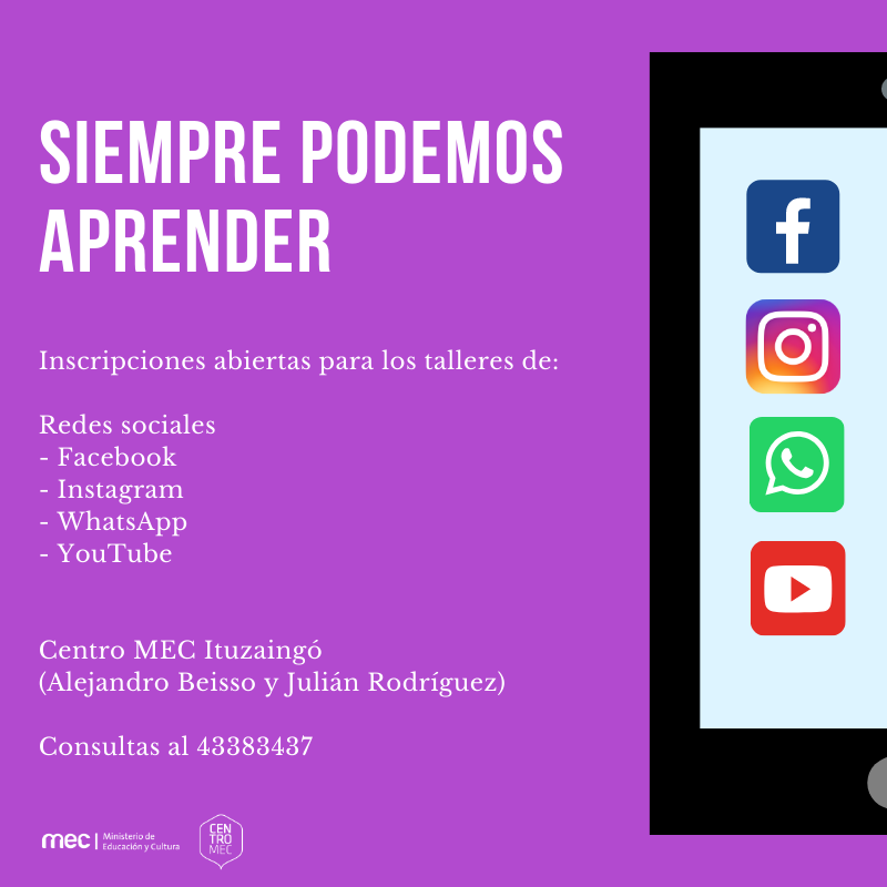 Taller de redes sociales en Ituzaingó