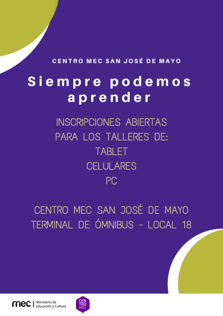 Flyer de uso de tablets, PC y celulares