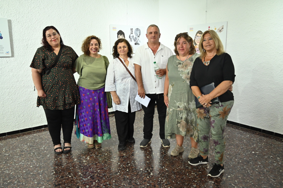 Inauguración muestra en la Casa de Cultura de Minas