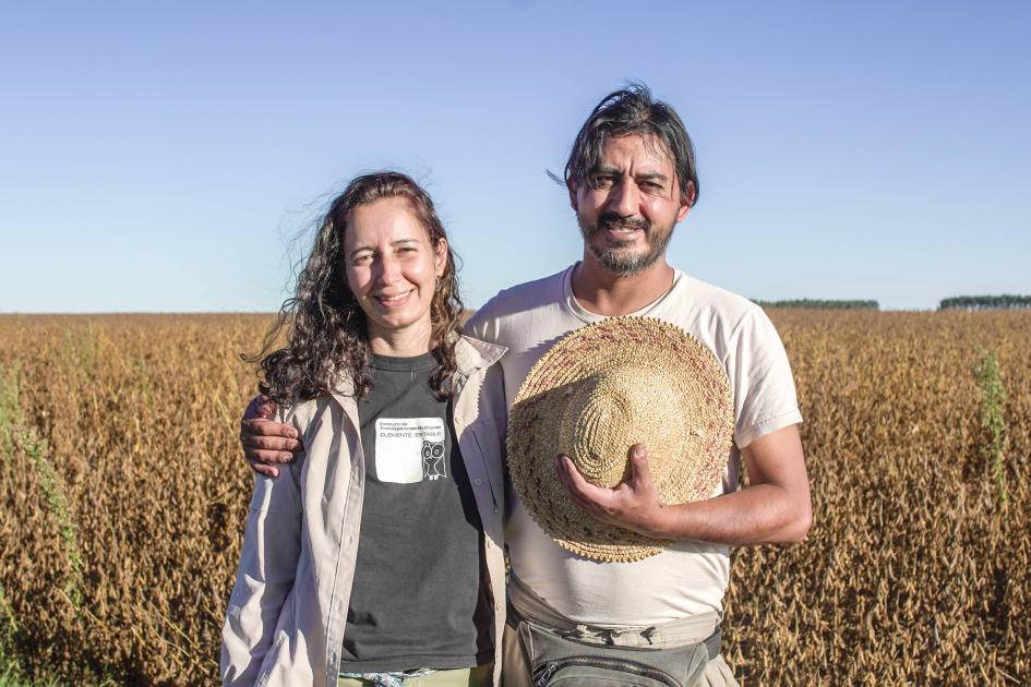 Natalia Bajsa y Gastón Carro, investigadores del proyecto.