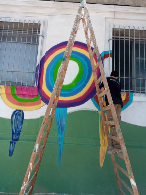 Murales en la Unidad femenina N°12 de Rivera 