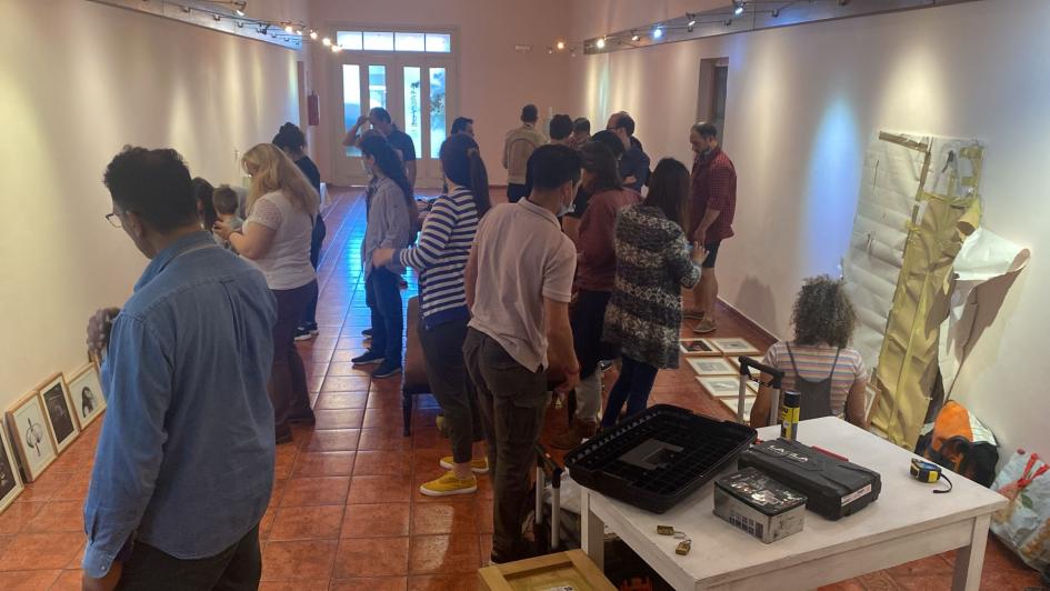 Exposición de ilustraciones sobre "Poemas de la Oficina" de Mario Benedetti Exposición de ilustraciones sobre "Poemas de la Oficina" de Mario Benedetti