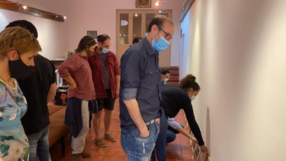 Exposición de ilustraciones sobre "Poemas de la Oficina" de Mario Benedetti Exposición de ilustraciones sobre "Poemas de la Oficina" de Mario Benedetti
