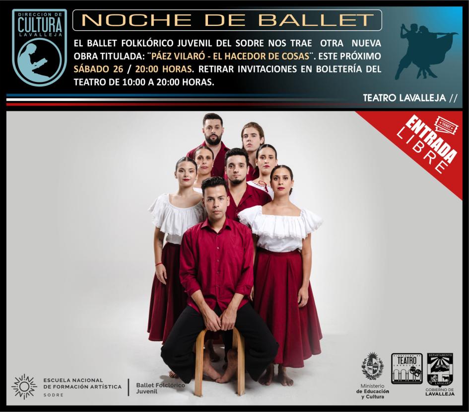 Ballet Folclórico Juvenil en Minas con entrada libre