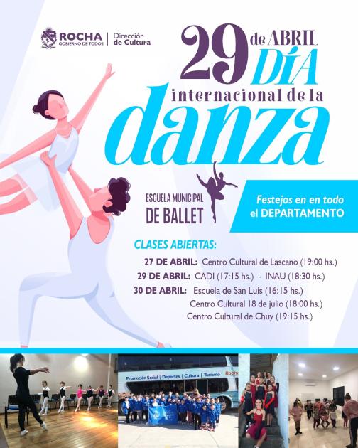 Día Internacional de la Danza en Rocha Día Internacional de la Danza en Rocha