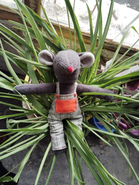 Taller de Textil alternativo de la Unidad N.º 5 de INR Peluche de tela de ratón