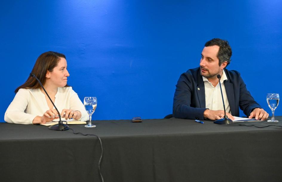 Lourdes Salinas y Gonzalo Baroni