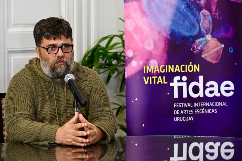 Palabras del coordinador del INAE, Gustavo Zidán.