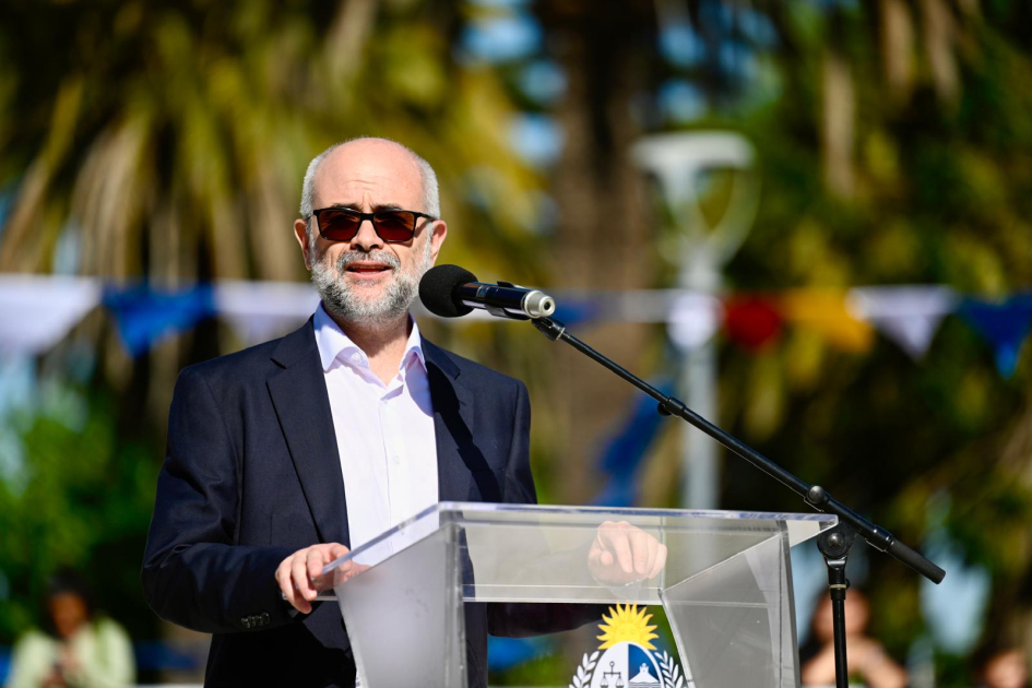 Oratoria del director de Patrimonio, Marcel Suárez. 