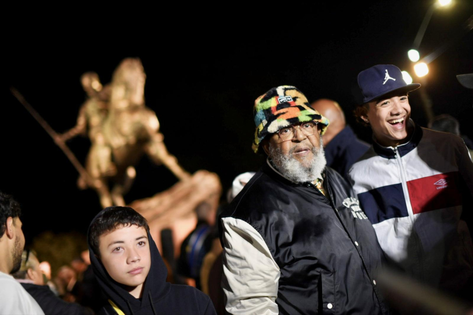 Inauguración monumento a Joaquín Lencinas en Las Piedras. Inauguración monumento a Joaquín Lencinas en Las Piedras.