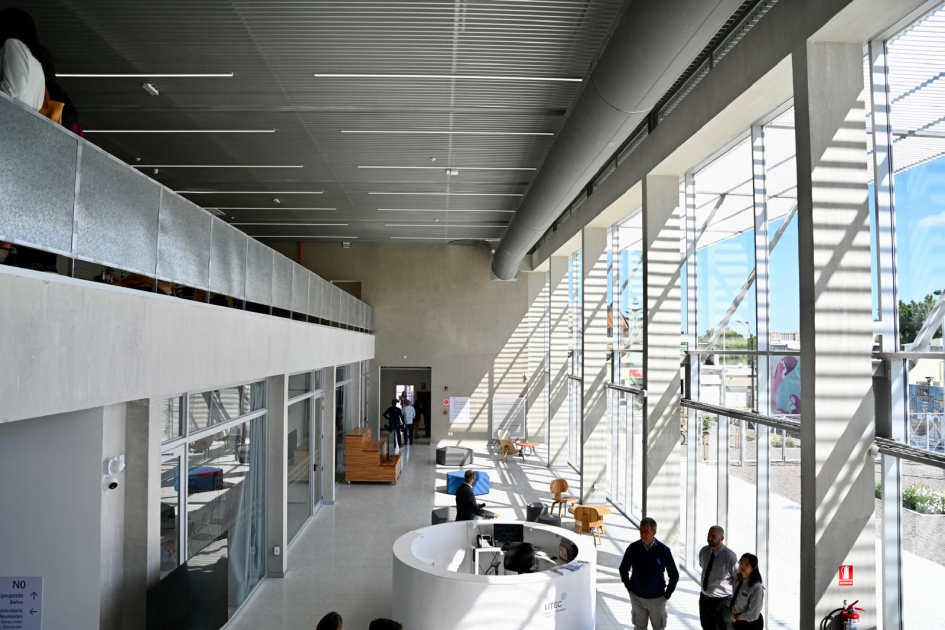 Nueva sede del Instituto Tecnológico Regional Este de la UTEC. Plano general del interior de la UTEC.