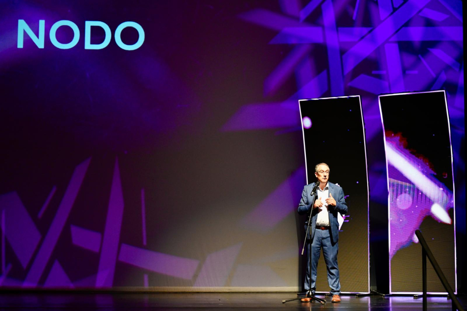Ministro Mahía en los Premios Nodo 2025 Ministro Mahía en los Premios Nodo 2025