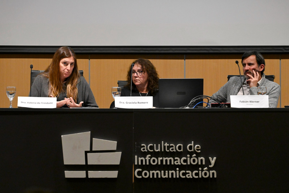 Dra Graciela Romero, Dra. Valeria da Trindade, Periodista Fabián Werner