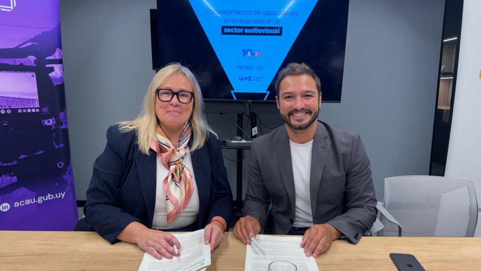 ANDE y ACAU firmaron un convenio para fortalecer el sector audiovisual
