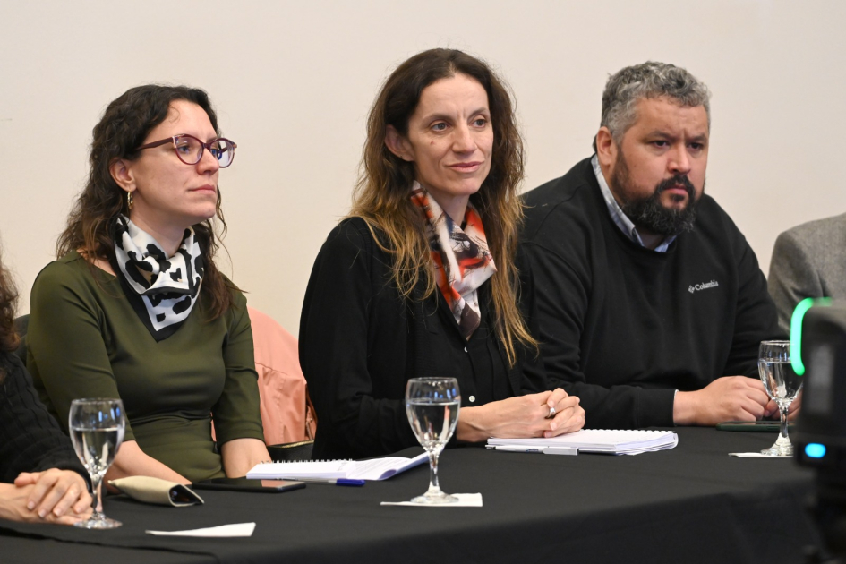 Coordinadora del Instituto Nacional de Letras en la reunión