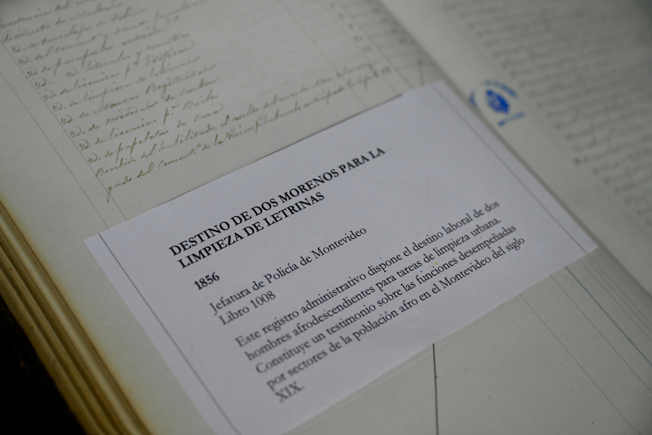 Archivo histórico de las actividades dirigidas a hombres afrodescendientes